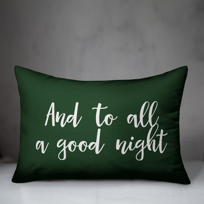  Rectangular Pillow Cover & Insert, Dark Green