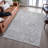 Premium Machine Washable Wayne AMF1089 Damask Rug-926048493