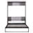 Space-Conserving Full Size Bed, Gray - Quality Components & Foldable Feature Bed Into Cabinet Reliable Space Maximizing