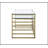 Glass Top Metal Base Writing Desk