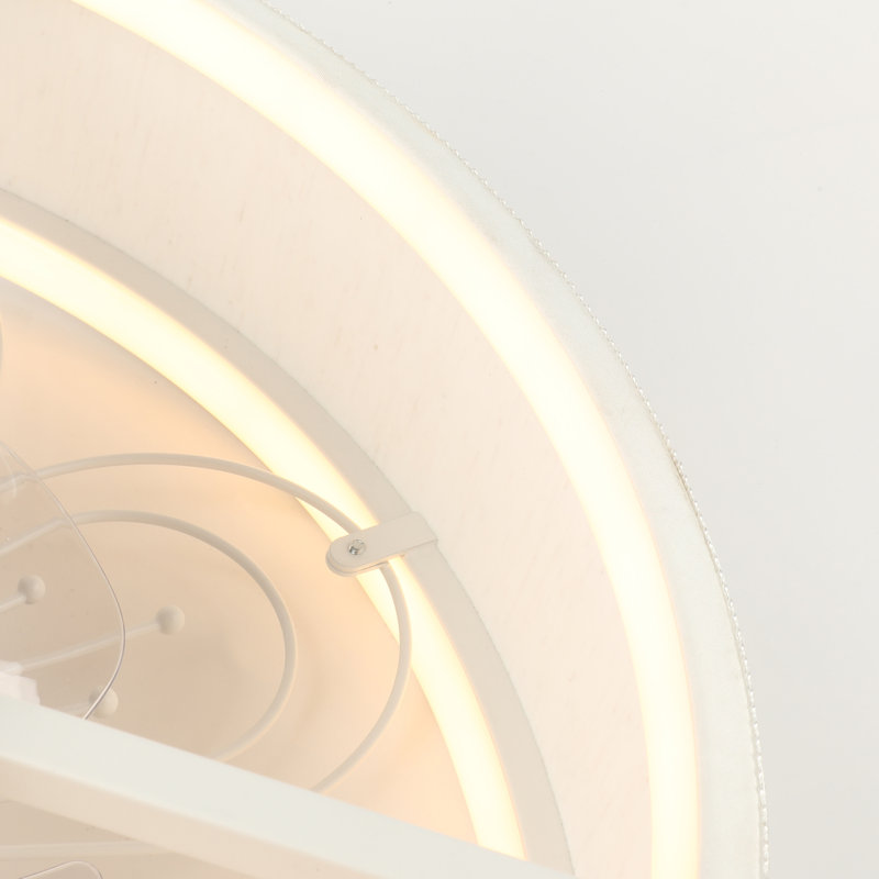 19.6'' Ceiling Fan with Light Kit and Remote Control Included