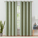 Meghanne Polyester Room Darkening Curtain Panel Pair