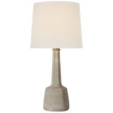 Chapman & Myers Lerio 31" Table Lamp in Dusted Slate with Linen Shade