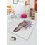 Tapis 100% polyester de qualité supérieure, imprimé en 3D, 4 po x 6 pi, hauteur de poils de 0,04 po | Antibactérien, points antidérapants en PVC, lavable à la machine | Idéal pour le salon, la chambre à coucher et la salle de jeux, design élégant et durable-1786116678