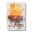 Orange Sunset Abstract - Wrapped Canvas Painting-56633510