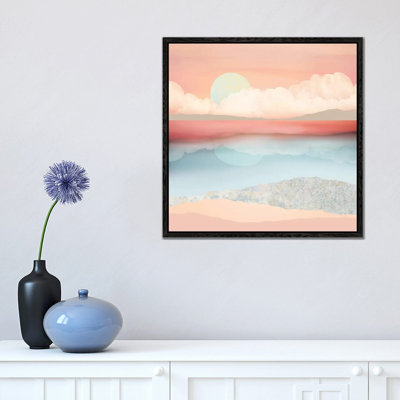 Mint Moon Beach - Print on Canvas