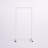 Maialen 34'' Metal Rolling Clothing Rack