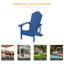 Chaise Adirondack de HiPS résistante aux intempéries-1229725490