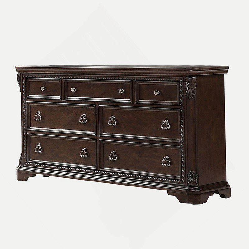 Commode 7 tiroirs en acajou