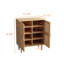 Buffet 4 portes en maille de rotin avec buffet-116697654