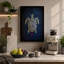 Ornamental Sea Turtle Japandi 1 Piece Wrapped Canvas Wall Art-136761867-136761872