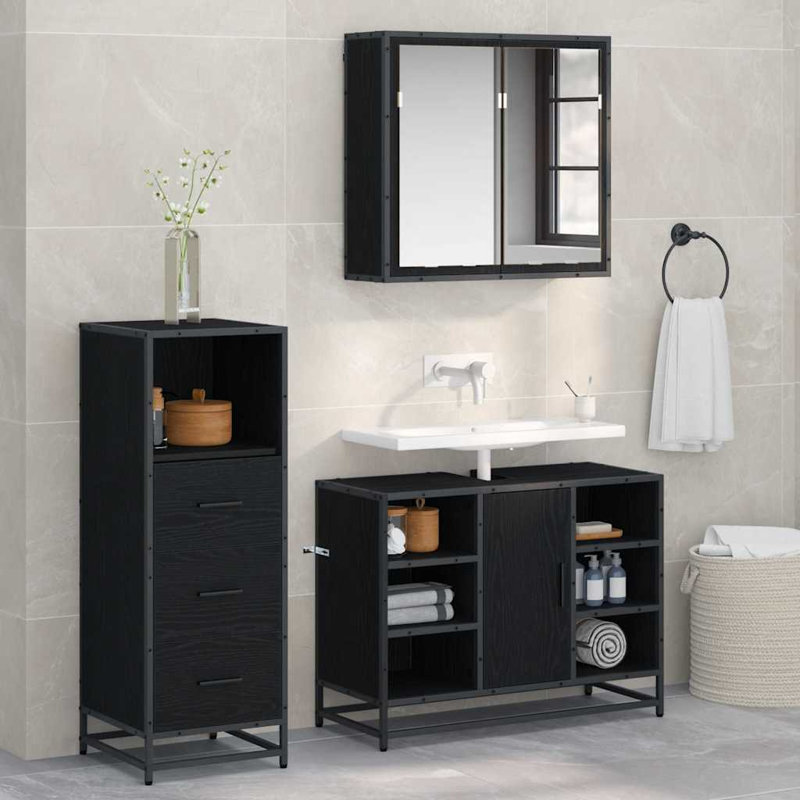 Vanity & Mirror Set