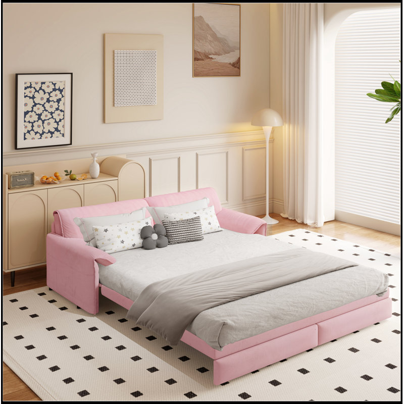 Versatile 3-in-1 Sofa Bed with Side Storage for Various Spaces, Perfect for Flexibility and Convenience