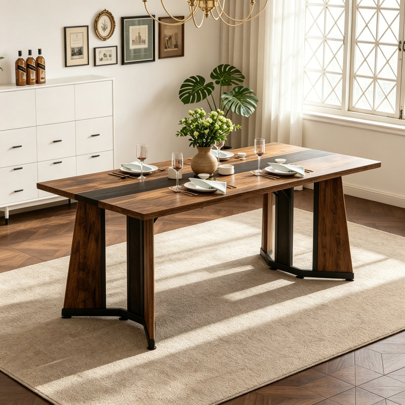 70.9"Rectangular Large Dining Table
