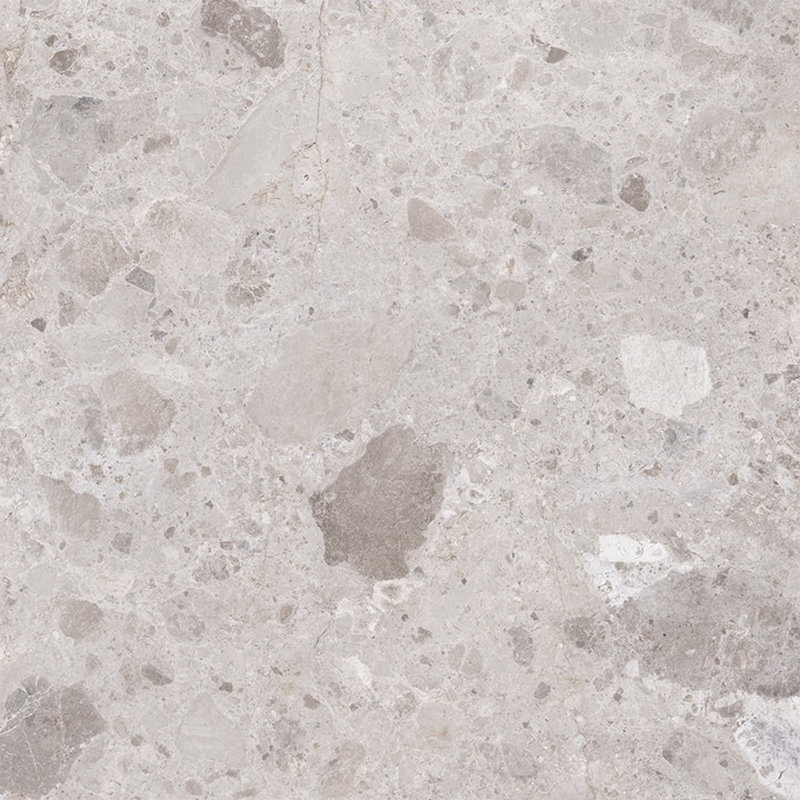 Carreau de mur et de plancher en porcelaine grise de grand format Splendor 48 x 48 (15,5 pieds carrés / boîte), Gris