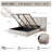 Iokaste Upholstered Lift Storage Bed Frame with Hotel-Style Headboard, Queen Size & King Size Bed Frame, Sprung Slats, Velvet Headboard and Drawers, Gas Lift Hydraulic Support, No Box Spring Needed-1646615926-1646615930