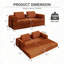 Canapé-lit convertible avec coussin cylindrique-2122178167