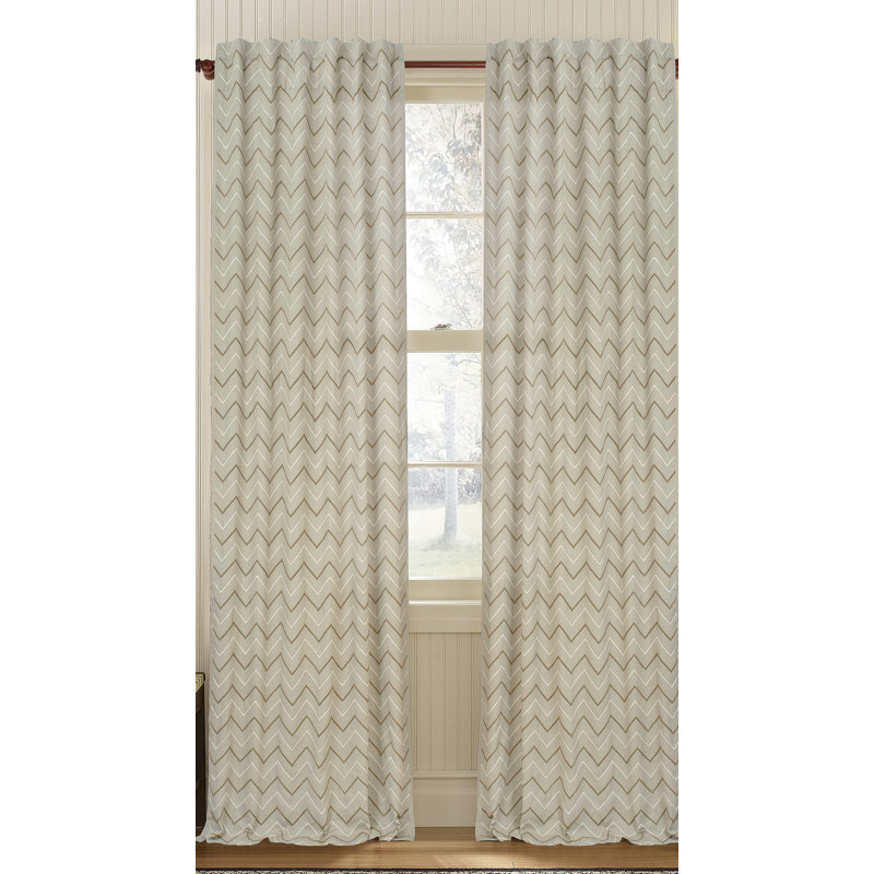 Semi Sheer Curtain, 50" W x 96" L