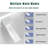 Modern Smart Toilet With Bidet Seat Built-In, Intelligent Toilet  Auto Open/Close Seat, Foot Sensor, LED Display,Night Light, Warm Water & Dryer