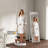360° Rotating 69"X16" Multifunctional Full Length Mirror With Hook Storage Rack Coat Rack With Mirror Solid Wood Floor Mirror Bedroom Living Room Cloakroom Space Saving-941068496