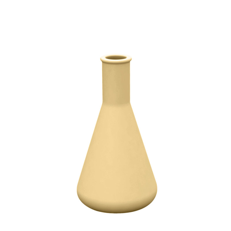 Chemistubes Indoor / Outdoor Resin Floor Vase, 39.25" H x 21.75" W x 21.75" D, Black