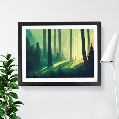 Innovative Summer Forest - Single Picture Frame Print