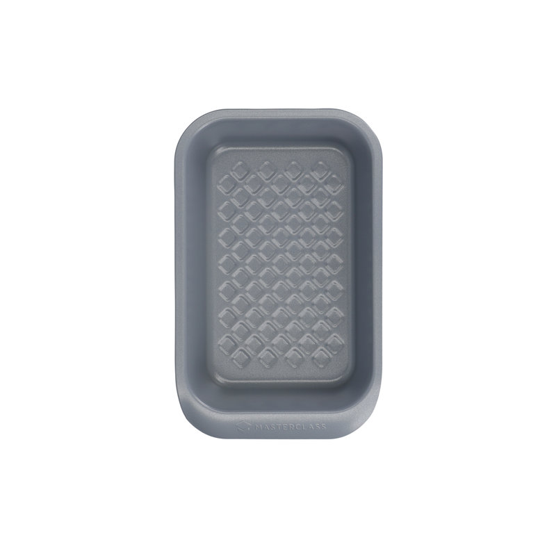 MasterClass Smart Ceramic 2lb Loaf Tin with Robust Non-Stick Coating, Carbon Steel, Grey, 23 x 15cm