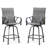 2 - Person Stainless Steel Patio Dining Set Square Table