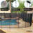 Pool Fence 4Ft X 96Ft Swimming Pool Fence In Ground Pool Safety Fencing, Black