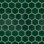 Metro Ion 2" Hex Emerald 11-1/8" x 12-5/8" Porcelain Mosaic Tile