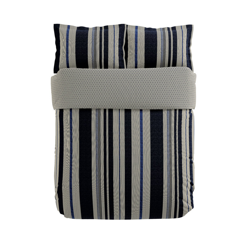 Imara Cotton Duvet Cover Set, Super King Duvet Cover + 2 Pillowcases