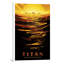 "Visions of the Futur Series: Titan - Floater Frame", impression sur toile-18414355-74412892-74412893