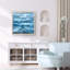 Coastal Retreat Underwater Clouds III by  - Floater Frame Print on Canvas-51154645-128918177-128916218