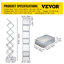 VEVOR 151.9cm H Magazine Rack