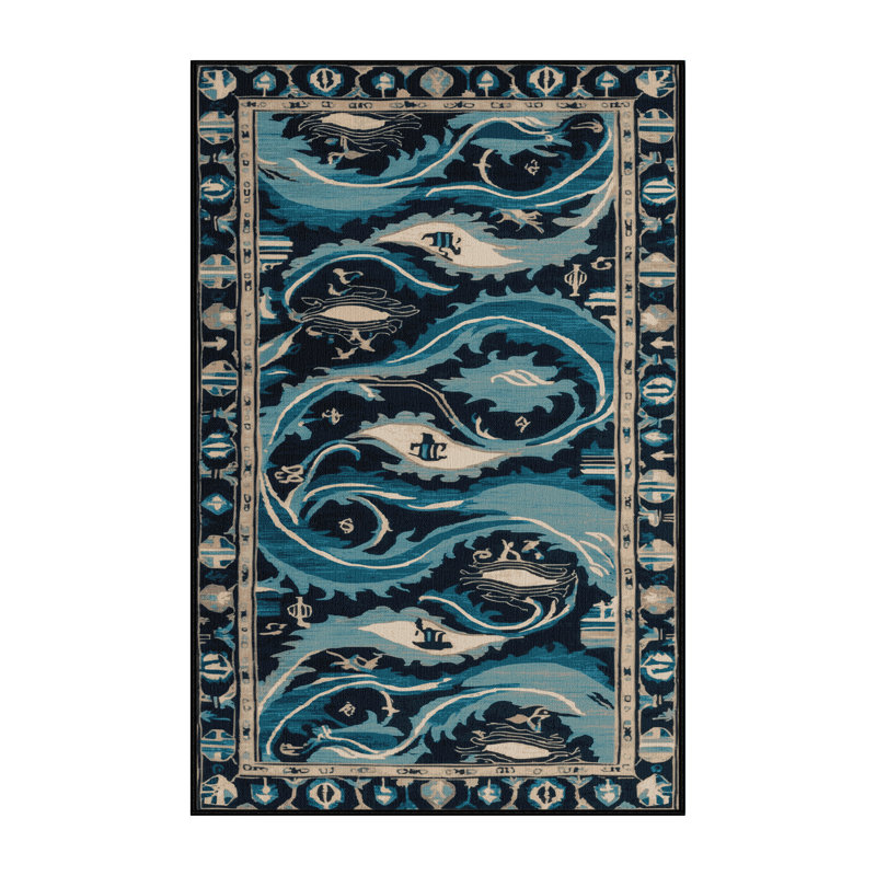 Tapis turc gris lavable à la machine, Rectangulaire 2 pi x 3 pi