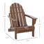 Chaise Adirondack en bois massif Andrekia-204727069