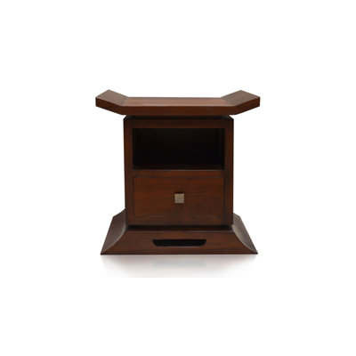Kondo 1 - Drawer Solid Wood Nightstand