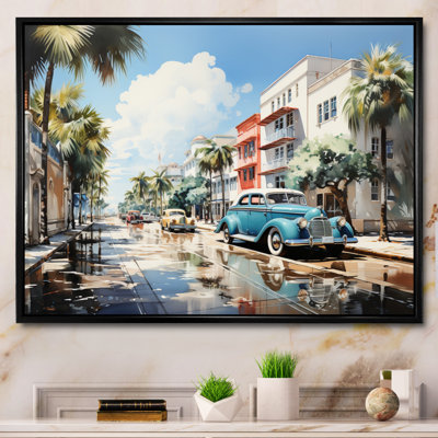 " Beige Blue Miami Beach Miami "