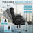 Laurren Reclining Office Chair with Massage, Ergonomic Computer Chair with Foot Rest-1987002434