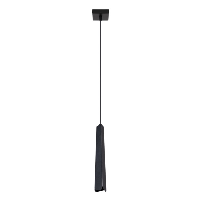 Bibianna 1 - Light Stainless Steel Pendant, Black