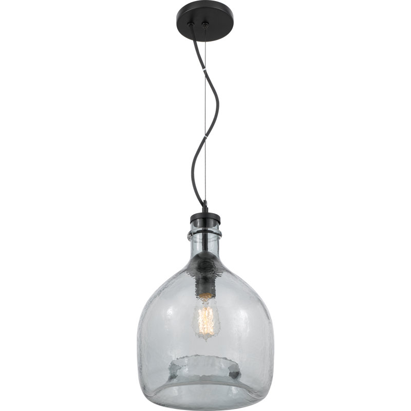Luminaire suspendu en forme de pot 1 lumière