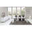 Tavarious Glass Top Metal Base Dining Table