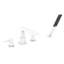 hansgrohe Finoris 4-Hole Roman Tub Set Trim with 1.75 GPM Handshower-70340616