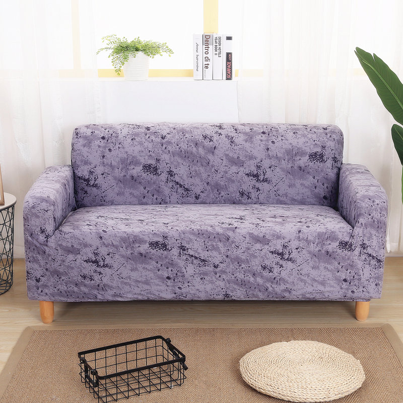 Housse pour causeuse Elegant, Mauve / Gris