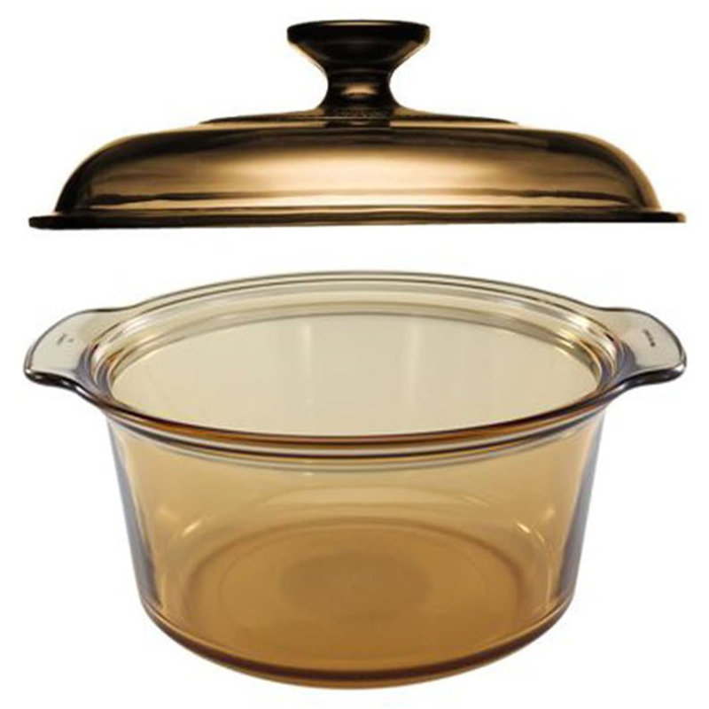 Visions 5 Quarts Glass Stock Pot