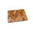 Acacia Herringbone Rectangular Cutting/Serve Board With Inset Handles And Well, Medium   ETA July