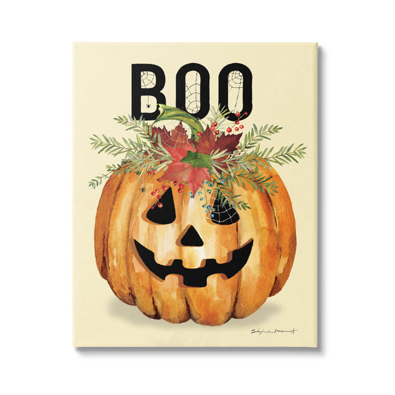 Impression sur toile Aw-114-Canvas Boo, H 20 po x l 16 po x P 1,5 po