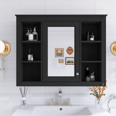 Pharmacie 35 "rectangulaire avec miroir et tablette réglable