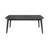 3 Piece Rectangular Coffee Table Set, Black