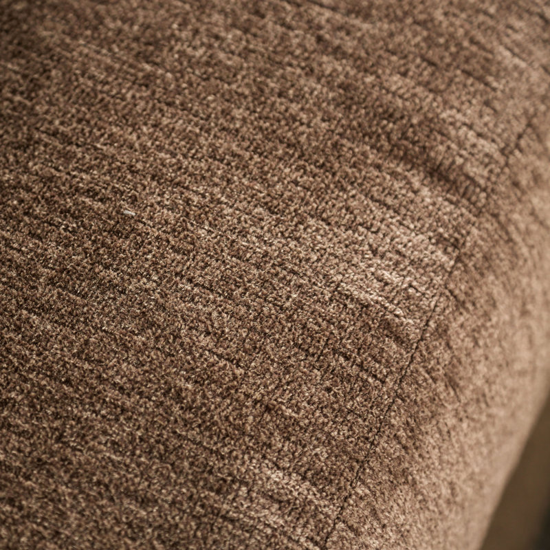Canapé modulaire rembourré 102 po Araujo, Chenille brun